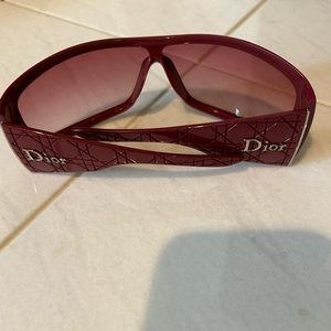 Dior Cannage 2 wraparound sunglasses